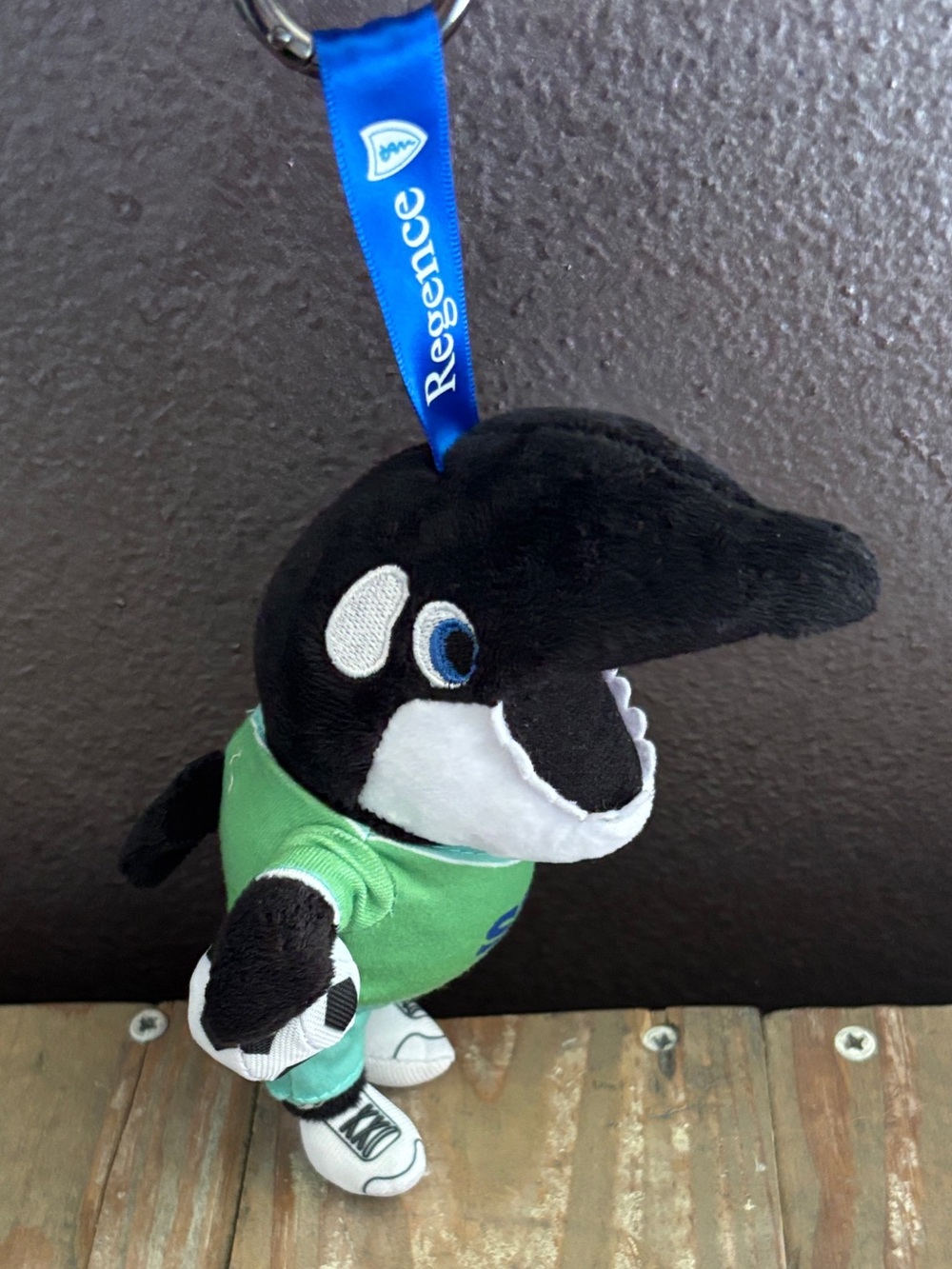 Black & Green Sammy the Sounder Plush Orca